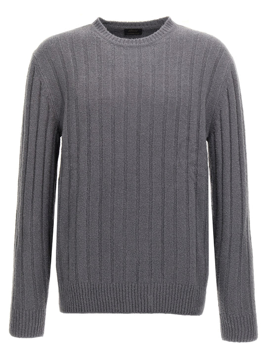 Crewneck Sweater Sweaters And Cardigans Gray
