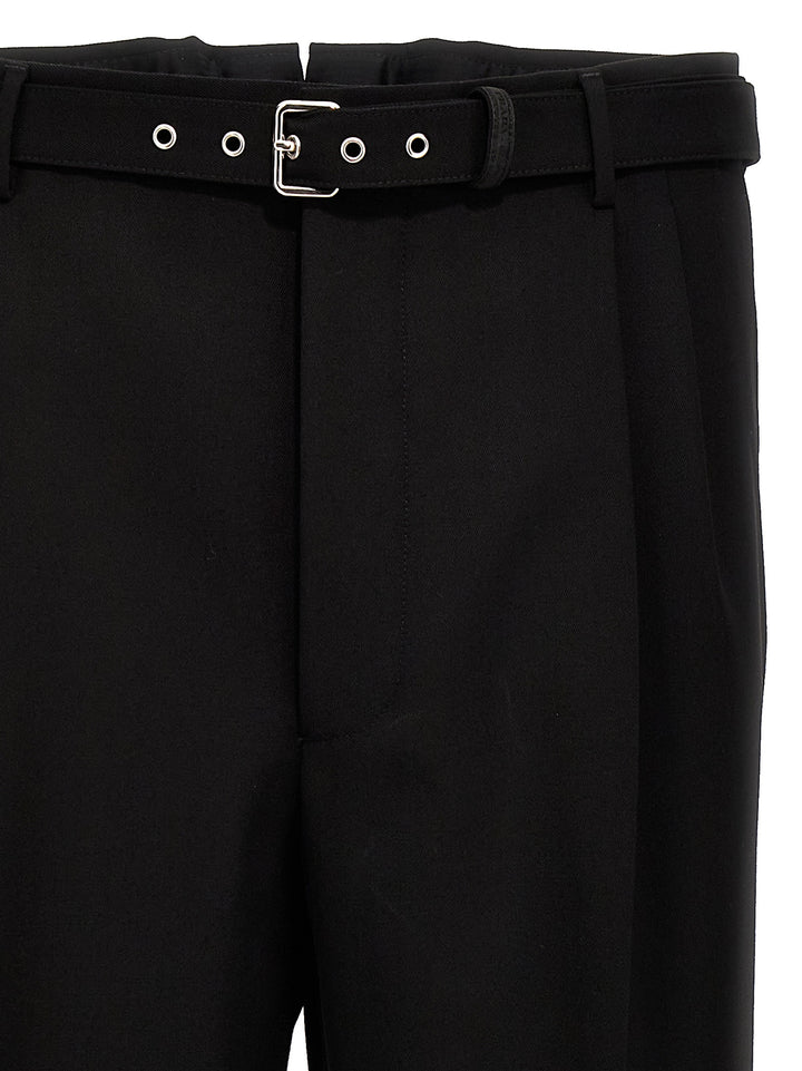 Prada Wool Tailored Trousers Pants - Black | 08051fca9a6a0c40e509bf0f1bd3d55eab73c0f1
