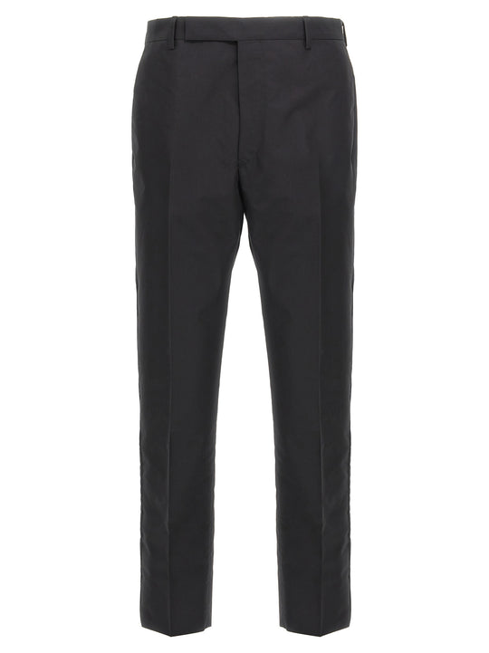 Cotton Trousers Tec Pants Black