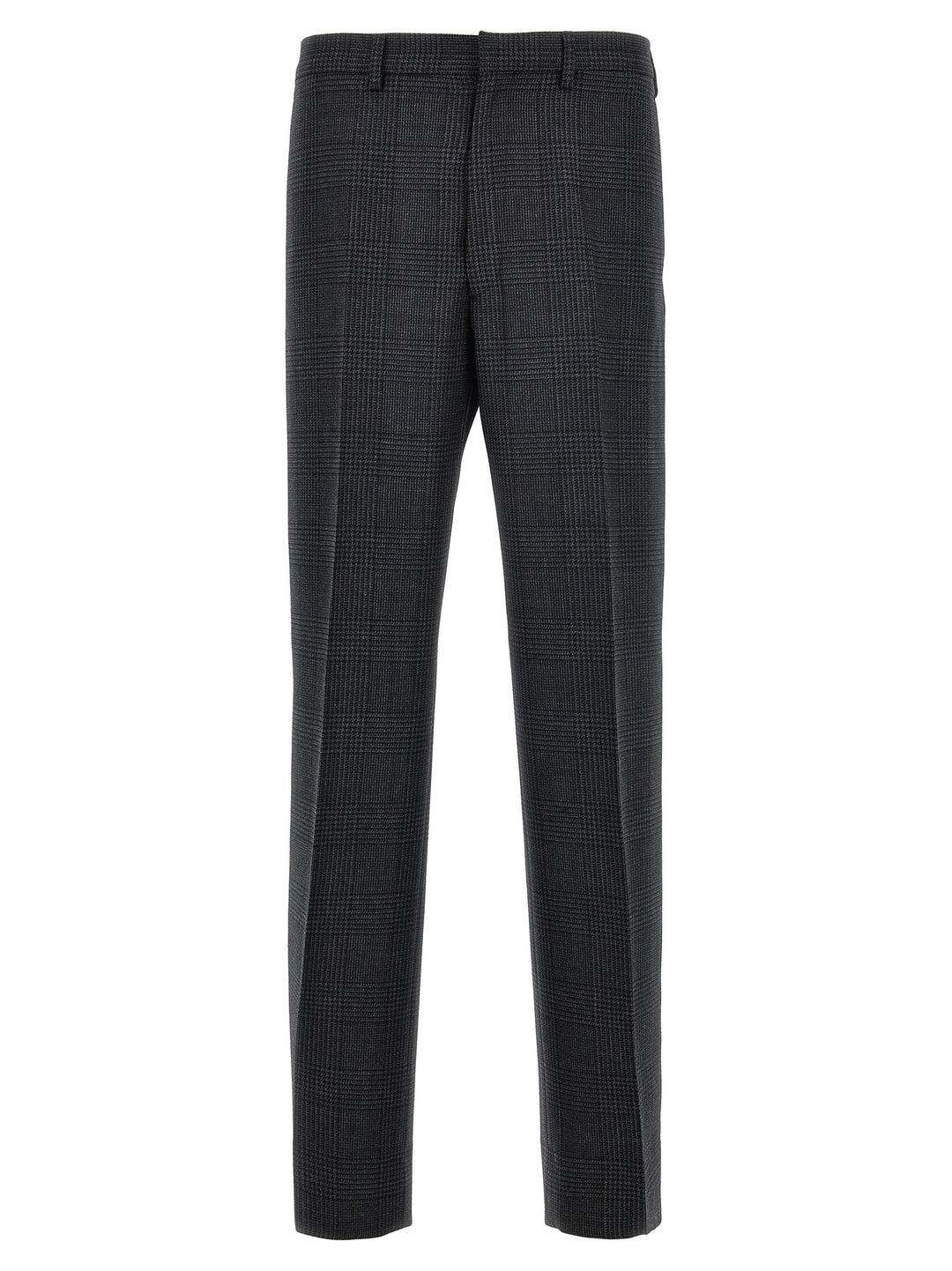 Prada Check Pants - Gray | 41174c865f1d5e6cc020af9619eef5faafe36d53