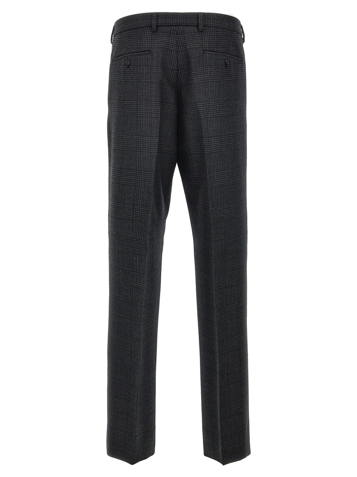 Prada Check Pants - Gray | 24c8f00b5cbbac46133f200bfd64a7ff613df20d