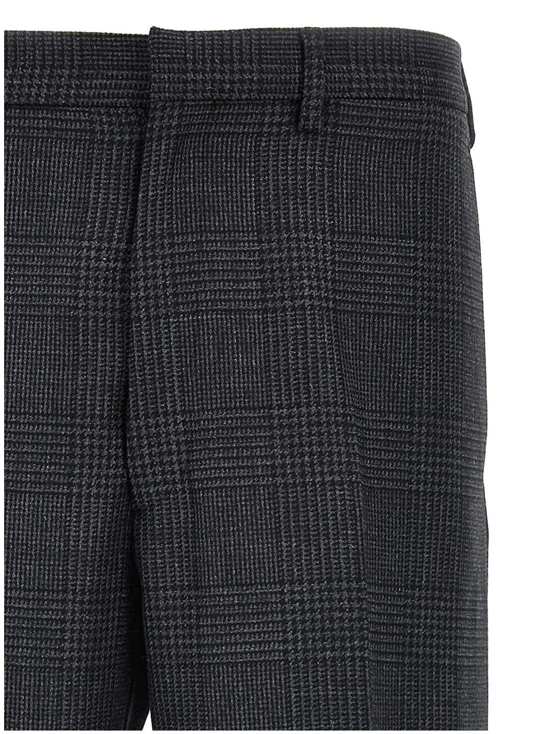 Prada Check Pants - Gray | 7790ff063045d5a7a4b1b2435a452dbb7e96e12e