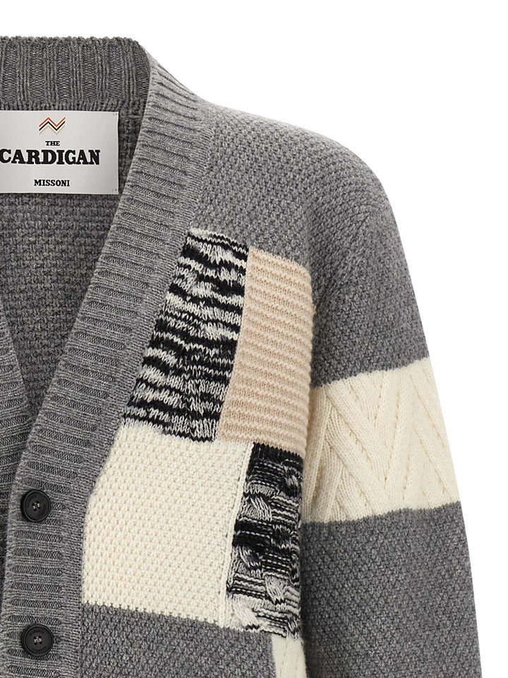 Missoni Patchwork Cardigan Sweaters and Cardigans - Beige | db25ba1bba9da77db141eed428b5c09d4b31fd22