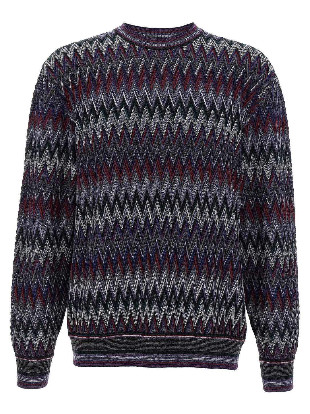 Missoni Zigzag Pattern Sweater Sweaters and Cardigans - Blue | e556f576071465bb4fea6cee2dcef921ceaa9c6c