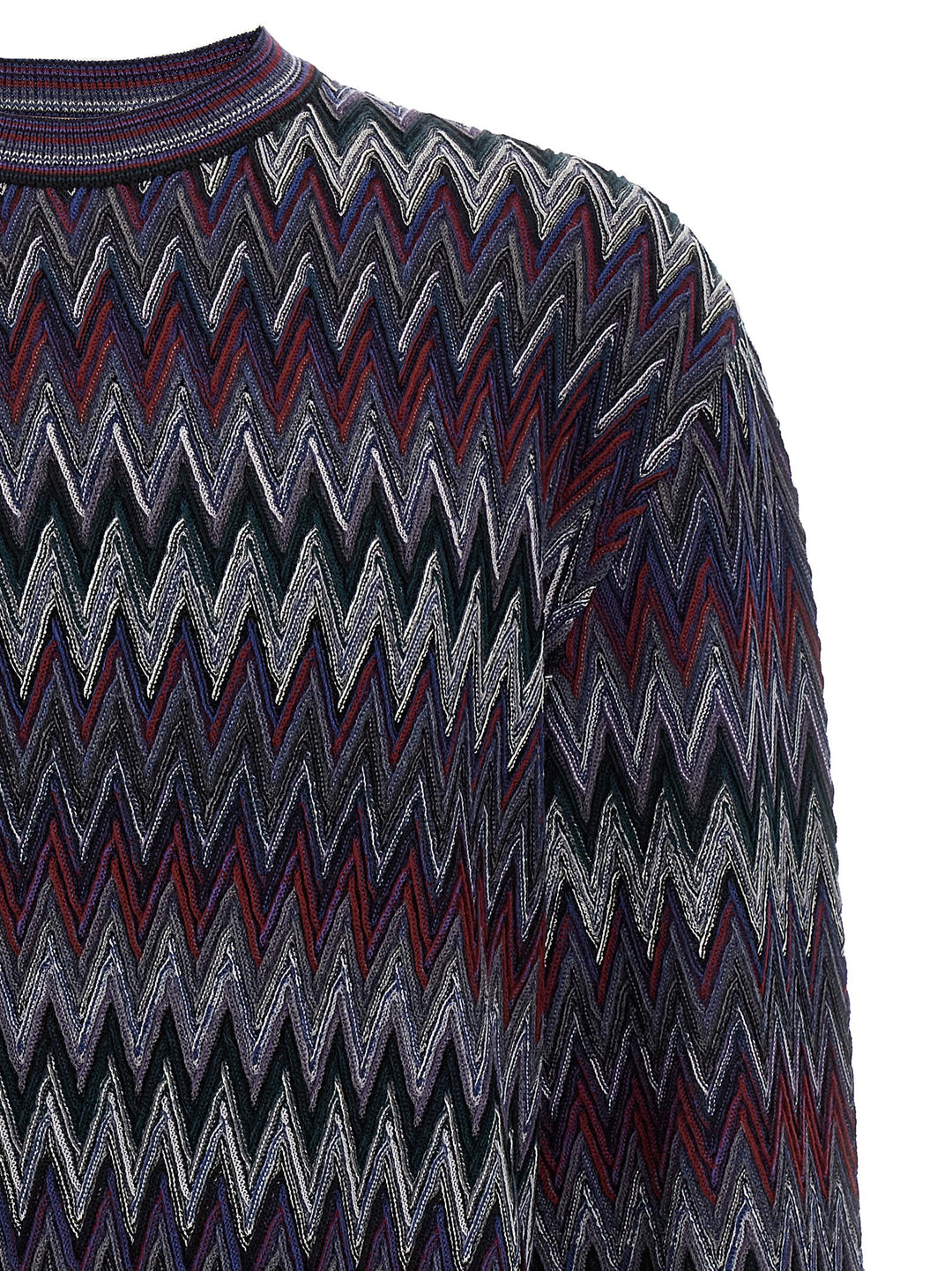 Missoni Zigzag Pattern Sweater Sweaters and Cardigans - Blue | af3fdd0a97777538d537b071ec3b89f625488b4b