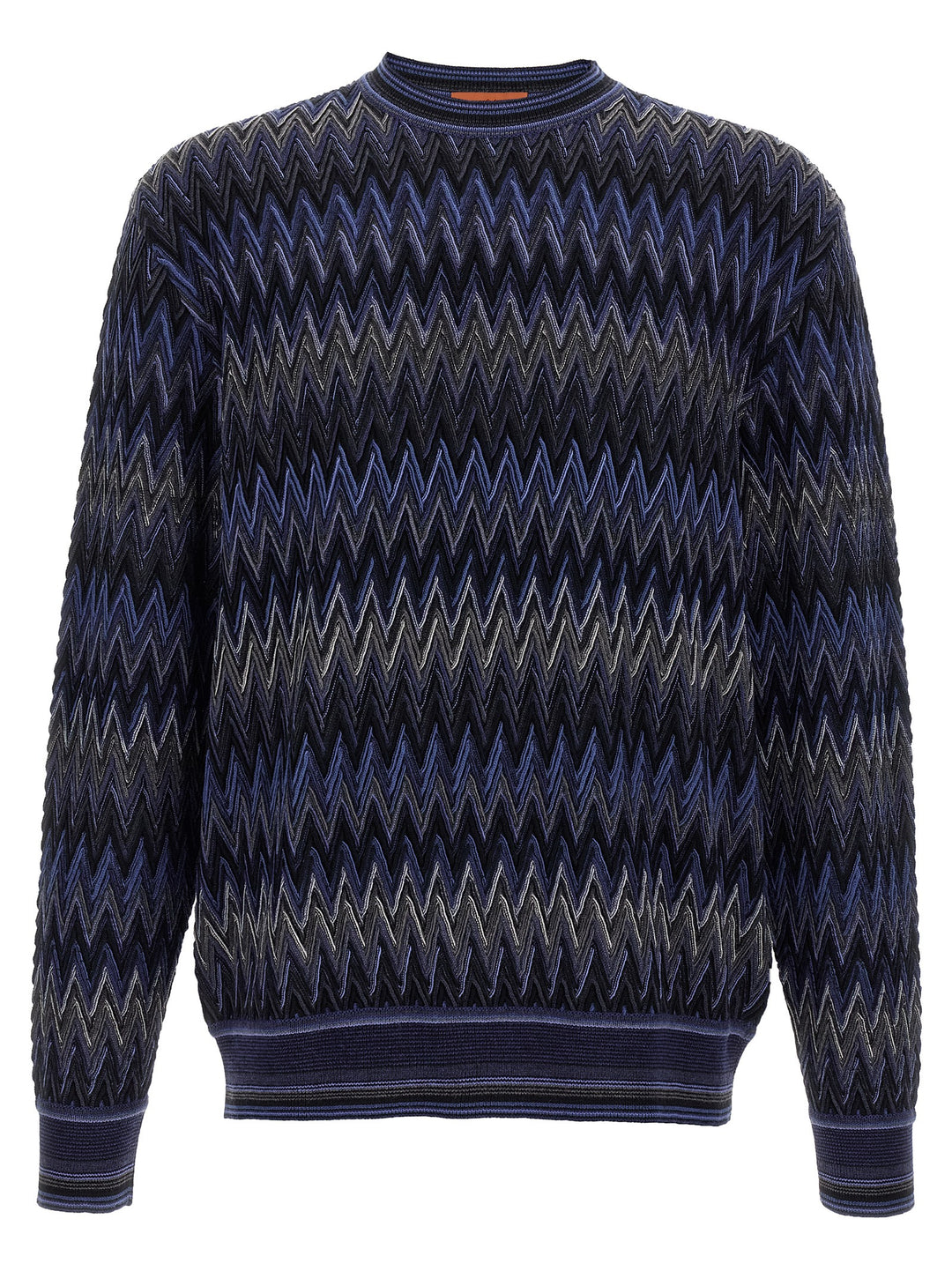 Missoni Zigzag Pattern Sweater Sweaters and Cardigans - Blue | 3626f38e3463ce00a2d93db99d97f11c7af15a76