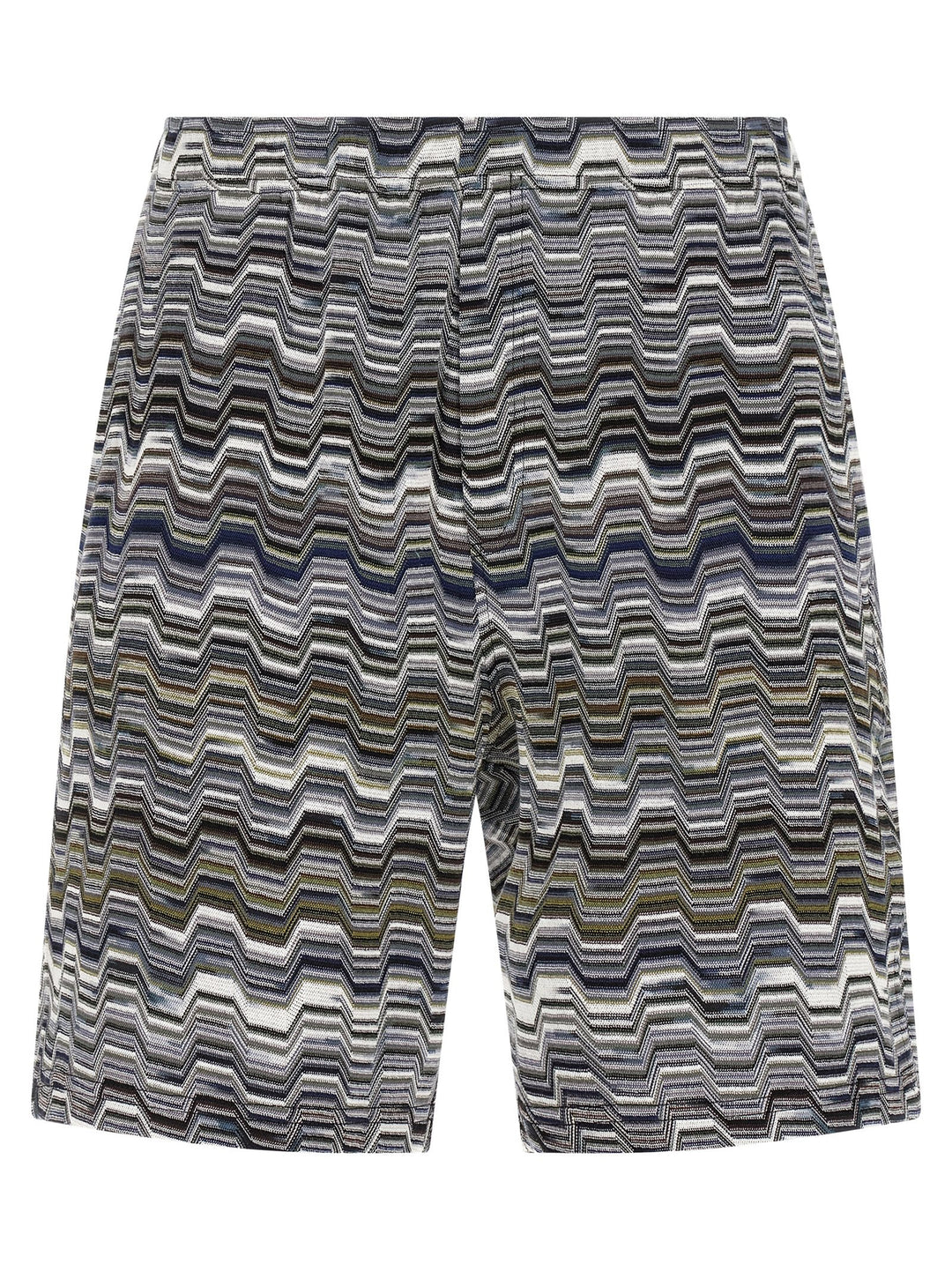 Missoni Irregular Zigzag Bermuda Shorts Bermuda and Short - Green | 38f6ffb87c4b1519f85661368858e8d17111cff3