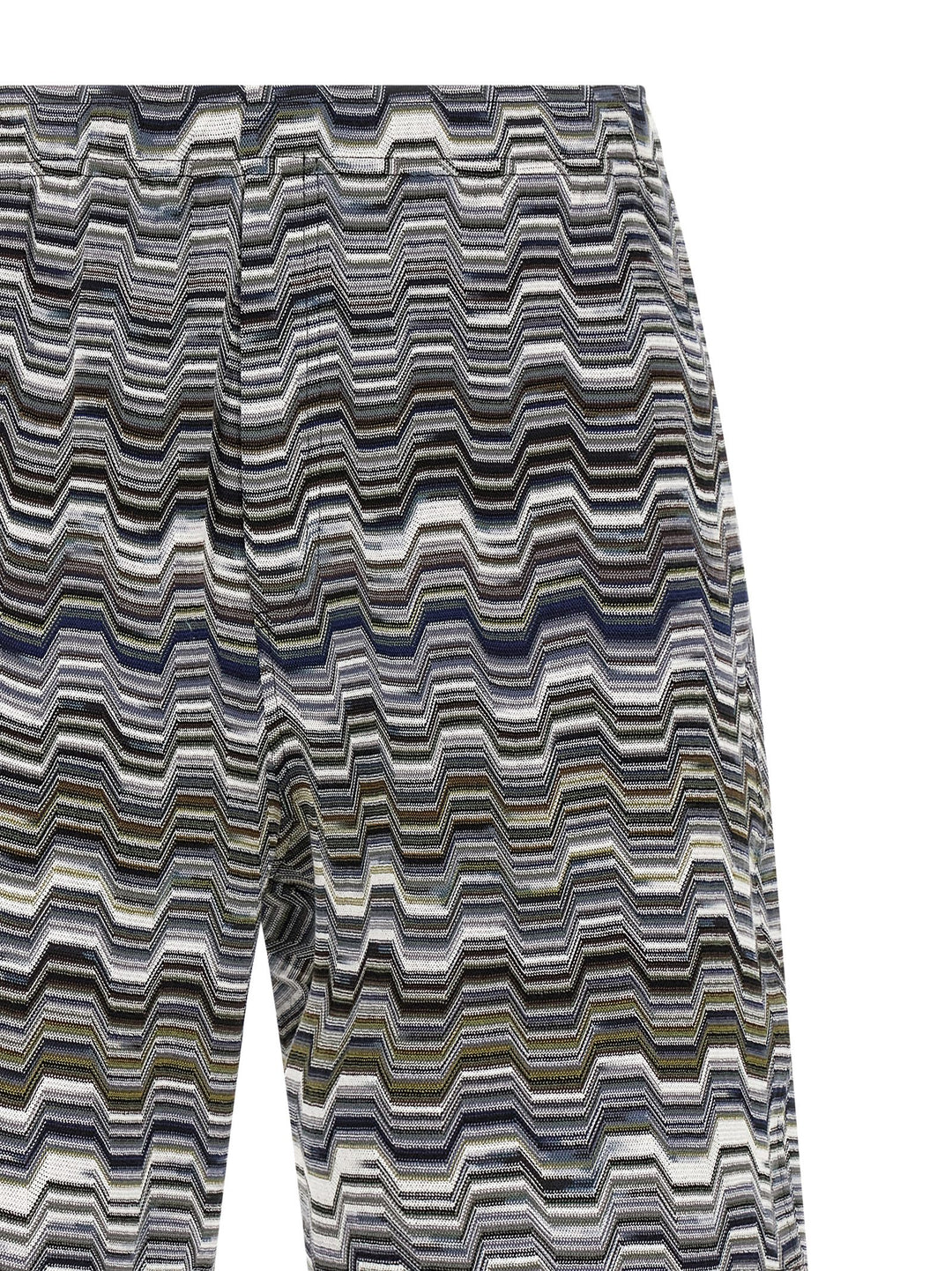 Missoni Irregular Zigzag Bermuda Shorts Bermuda and Short - Green | 028b539d0bc742825fcdf7fb8ba5d84120aedbc2