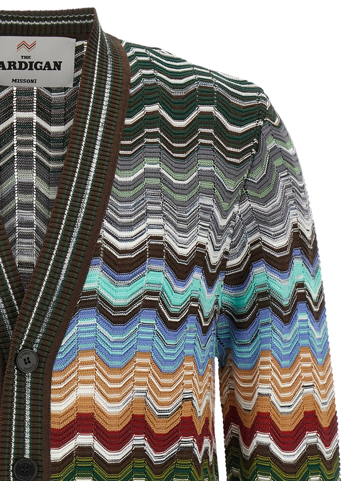 Missoni Greek Pattern Cardigan Sweaters and Cardigans - Multicolor | 21197a02cd56ba20e6658037a571f3db8fcecde2