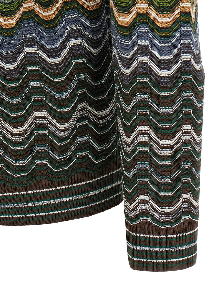 Missoni Greek Pattern Cardigan Sweaters and Cardigans - Multicolor | 659b2f97e7159ca49524a152497674231df77456