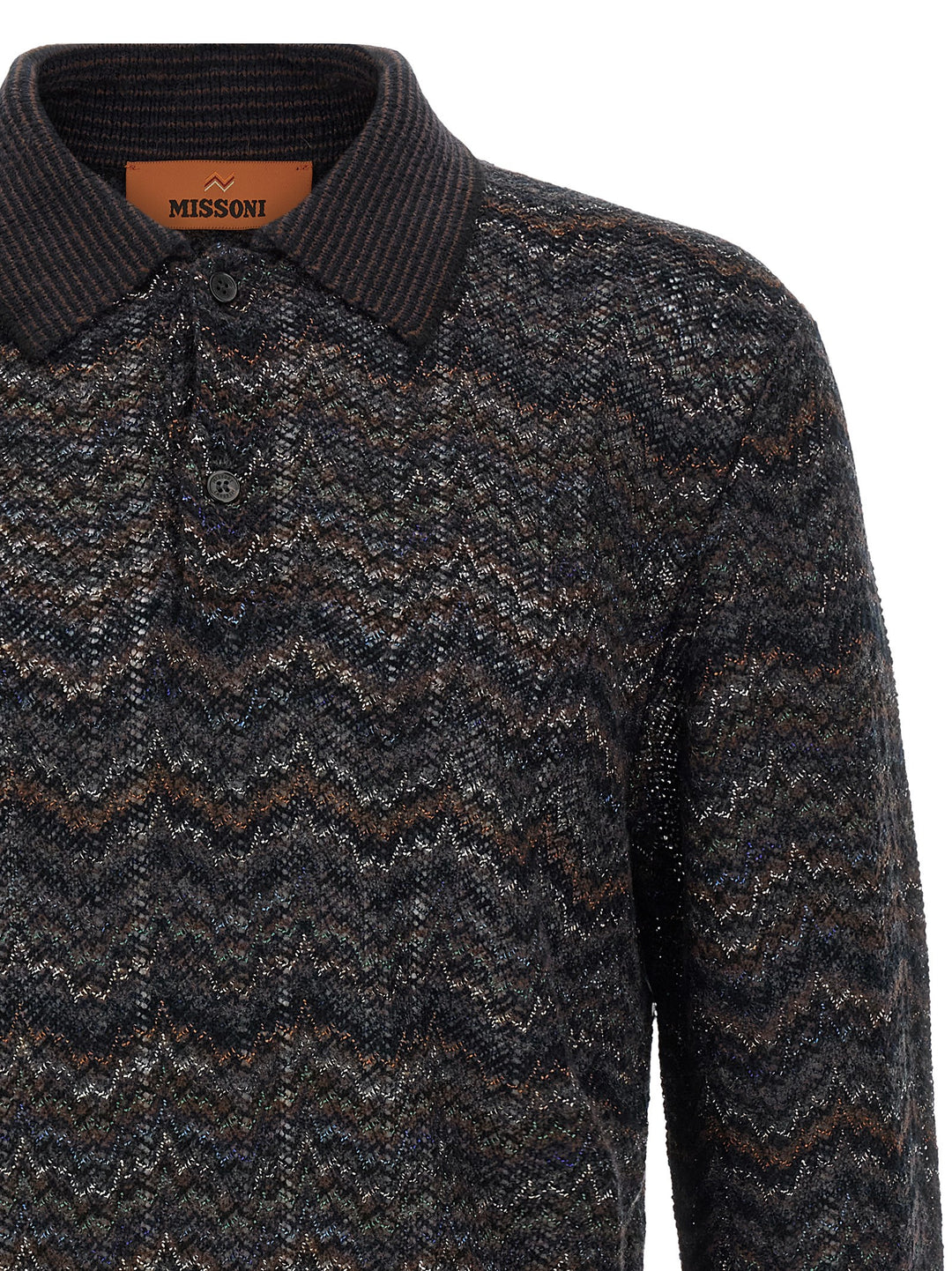 Missoni Knitted Polo Shirt Sweaters and Cardigans - Multicolor | 914bd72a3be45fc030bc7201254ab86ebe7dedd1