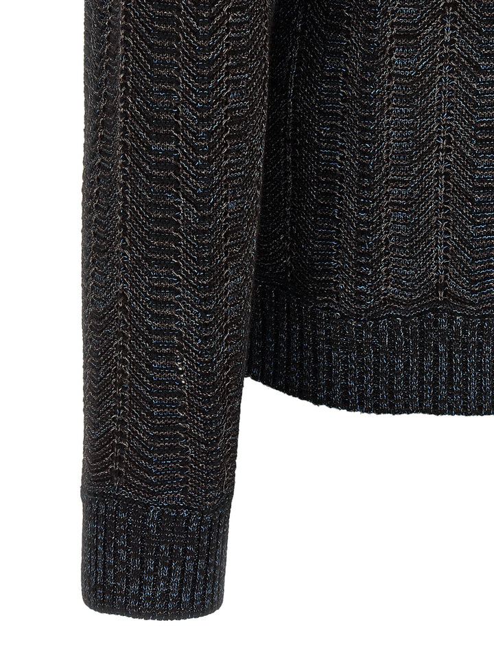 Missoni Greek Pattern Cardigan Sweaters and Cardigans - Blue | bc51c074be9e351e7771c53880aff7349f08c8cc