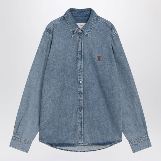 Ami De Coeur Used Blue Denim Shirt