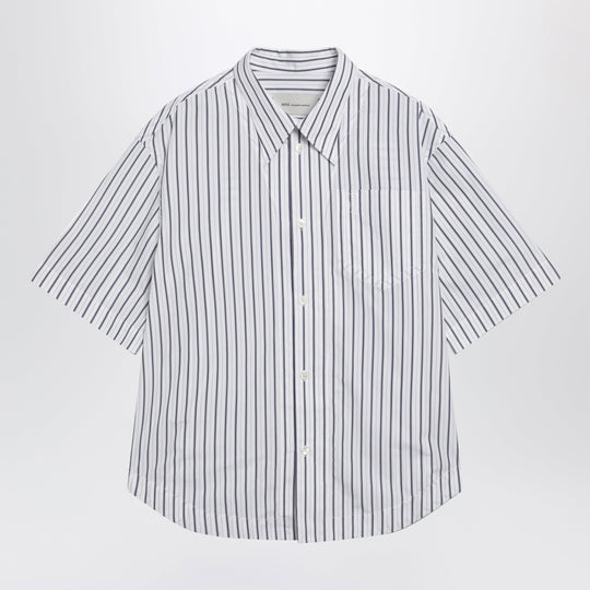 White Striped Ami De Coeur Shirt