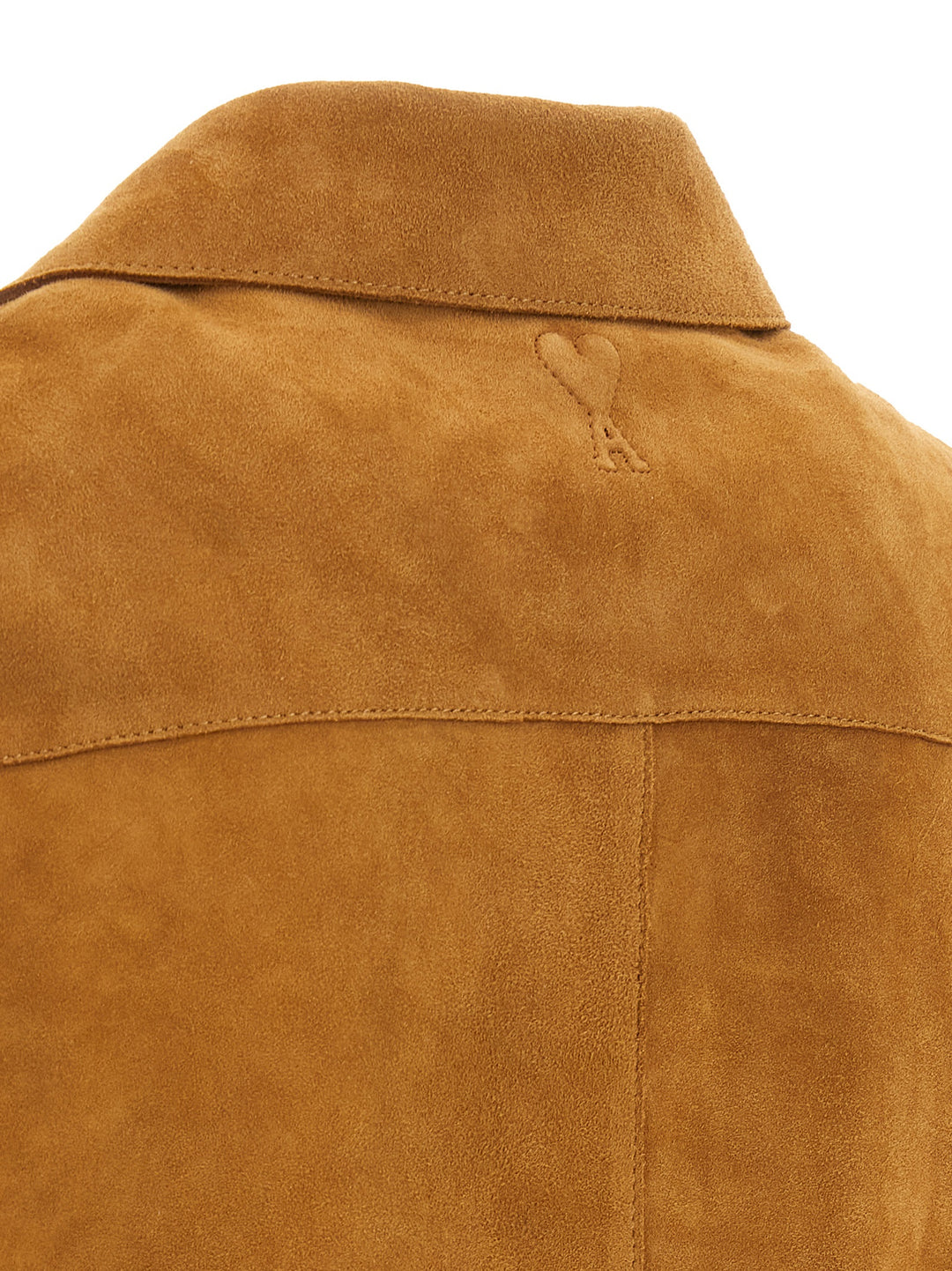 Ami Paris Ami De Coeur Puffer Jackets - Brown | d1d36ae37131de56fa7943b971014e931bf254f2