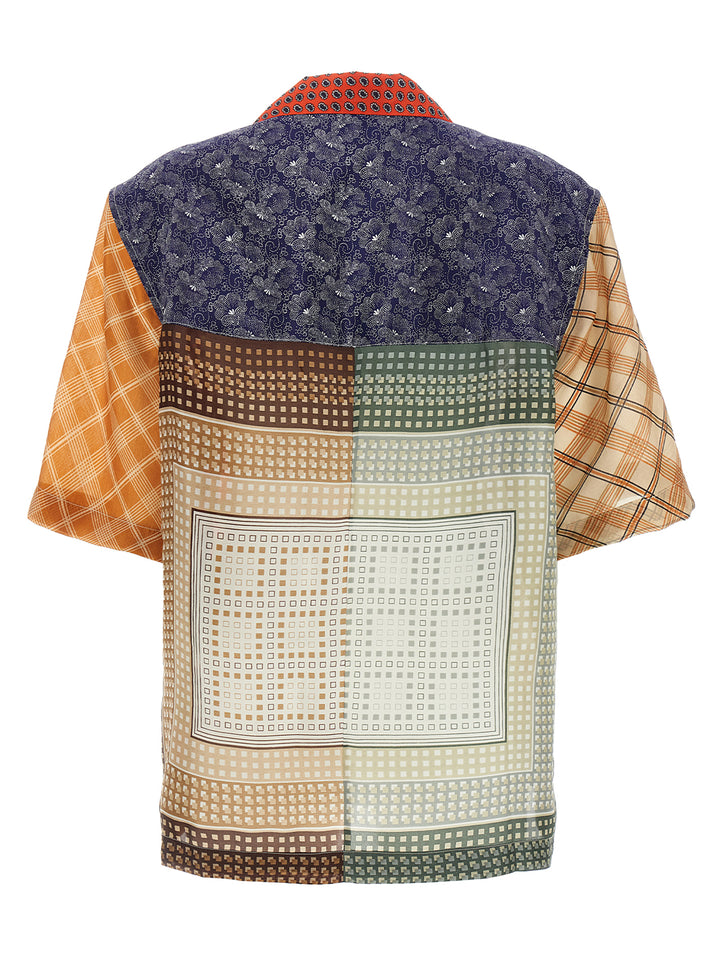 Marine Serre Regenerated Silk Scarves Bowling Shirt and Blouse - Multicolor | c7f6d39ef9b234107dd875ecc66b49b998335bbc