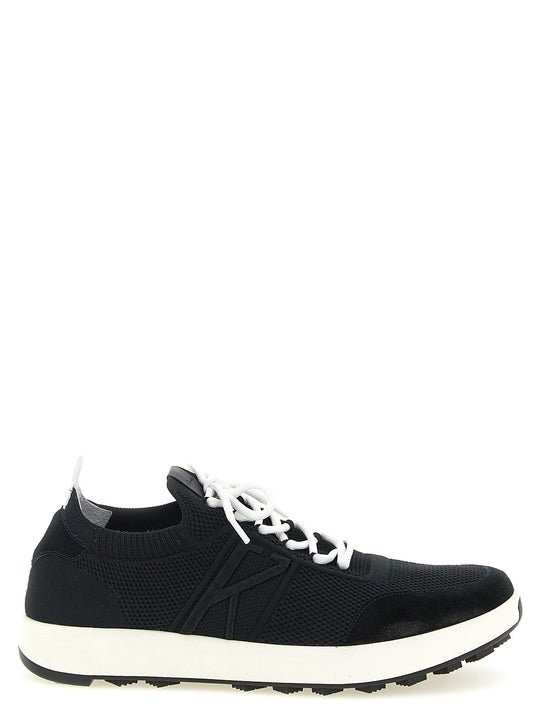 Technical Cotton Sneakers Black