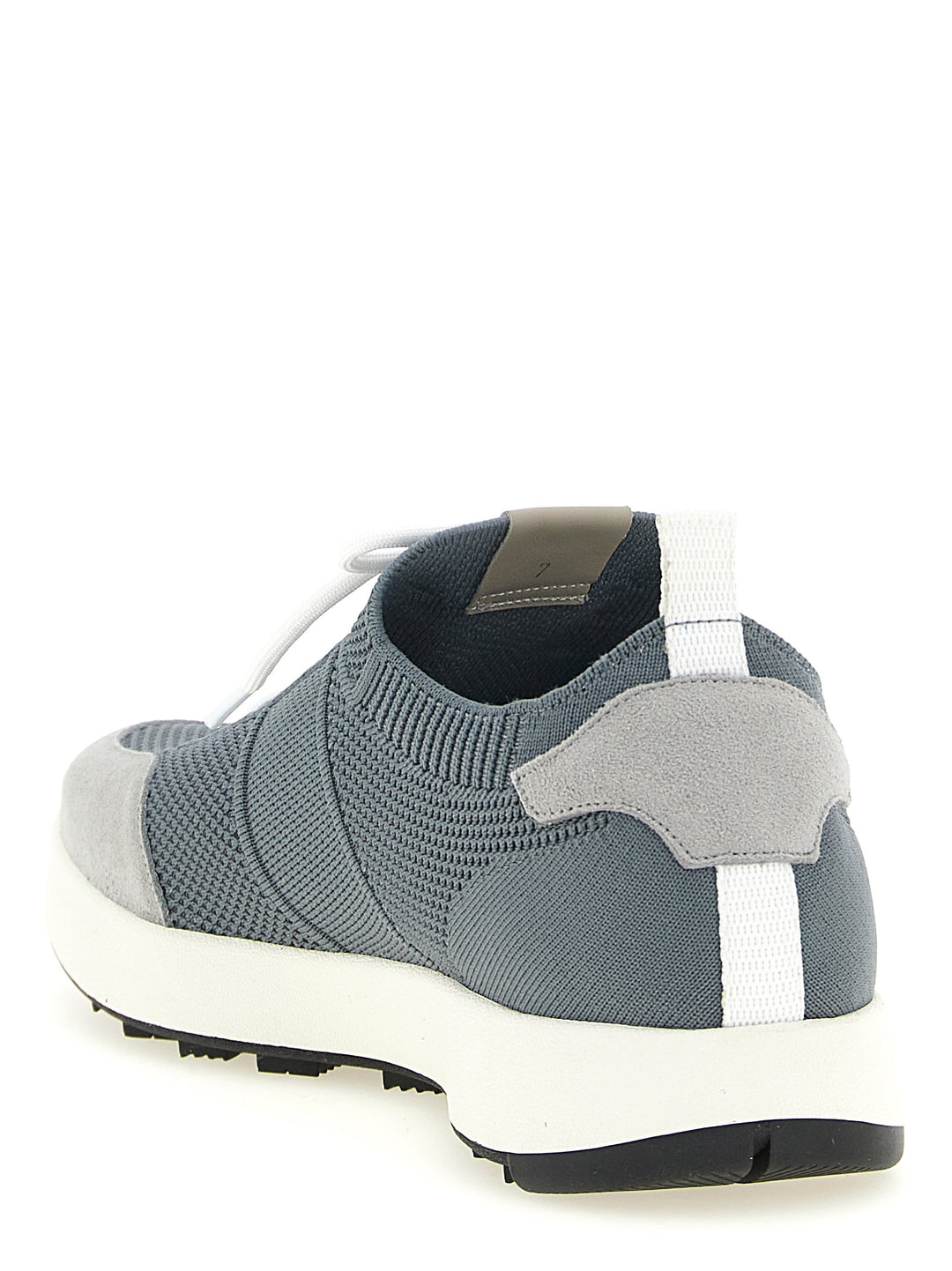 Kiton Technical Cotton Sneakers - Gray | 57bdab9656540174312b0c6cec130a74bc3cea2b