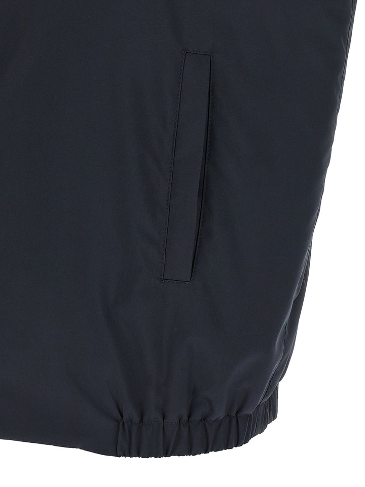 Kiton Double Face Nylon Vest Gilet - Blue | e1b00738787889013203a8e838a70308fe363864