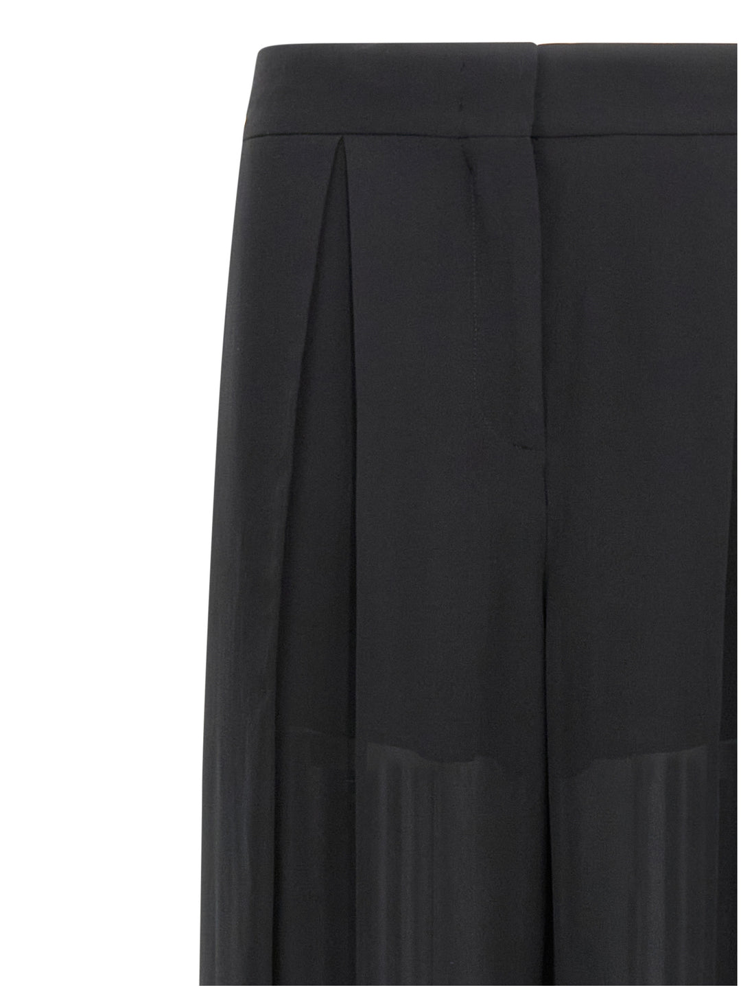 Alberta Ferretti Silk Pants - Black | 417699af7420923e4833871de366ce68857fae9f