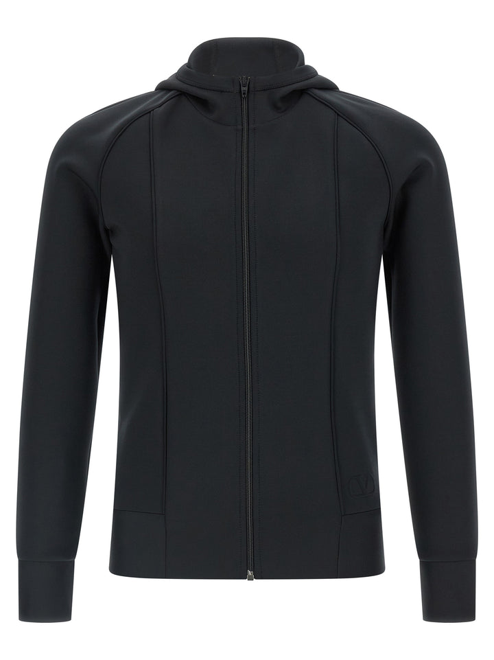 Valentino Garavani Valentino Garavani Hoodie Sweatshirt - Black | dc2feaba9da4ca5e5a1d11c11a17f7f36e1acc52