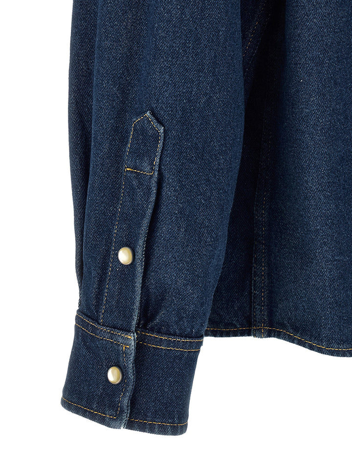 Valentino Garavani Vgold Shirt and Blouse - Blue | b39064293f99d411bc4267ea15ffad7daa637e3e