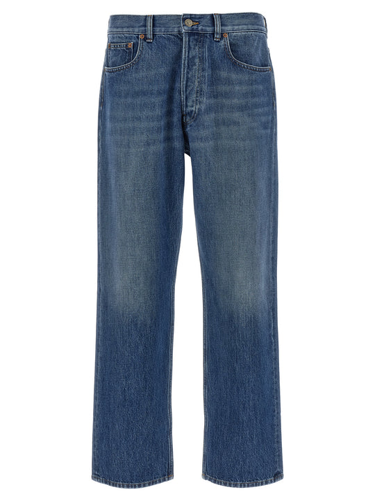 Valentino Garavani Five-Pocket Jeans Blue