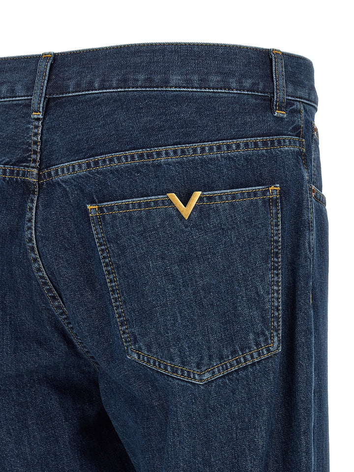 Valentino Garavani Vgold Jeans - Blue | a96bd0d445e8e0ff33310c640de03e8d44de9207