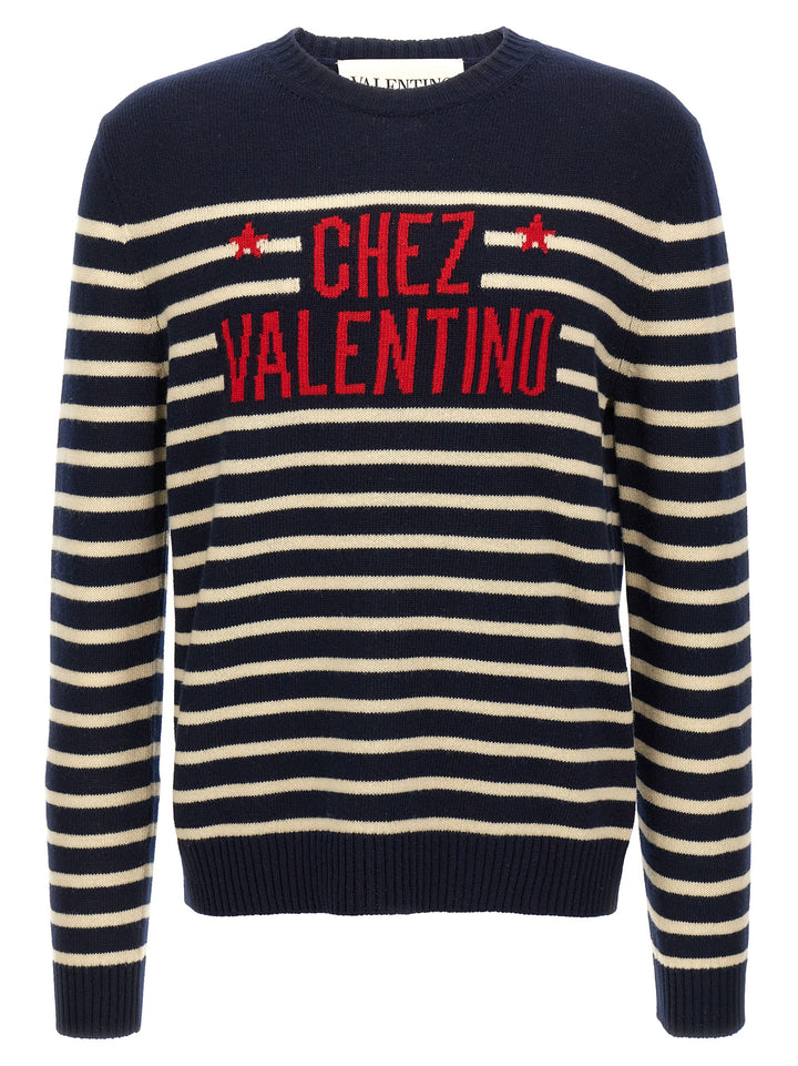 Valentino Garavani Chez Valentino Sweaters and Cardigans - Blue | 0c8f99be1134a457e2abb43289d871d079f7b7ea