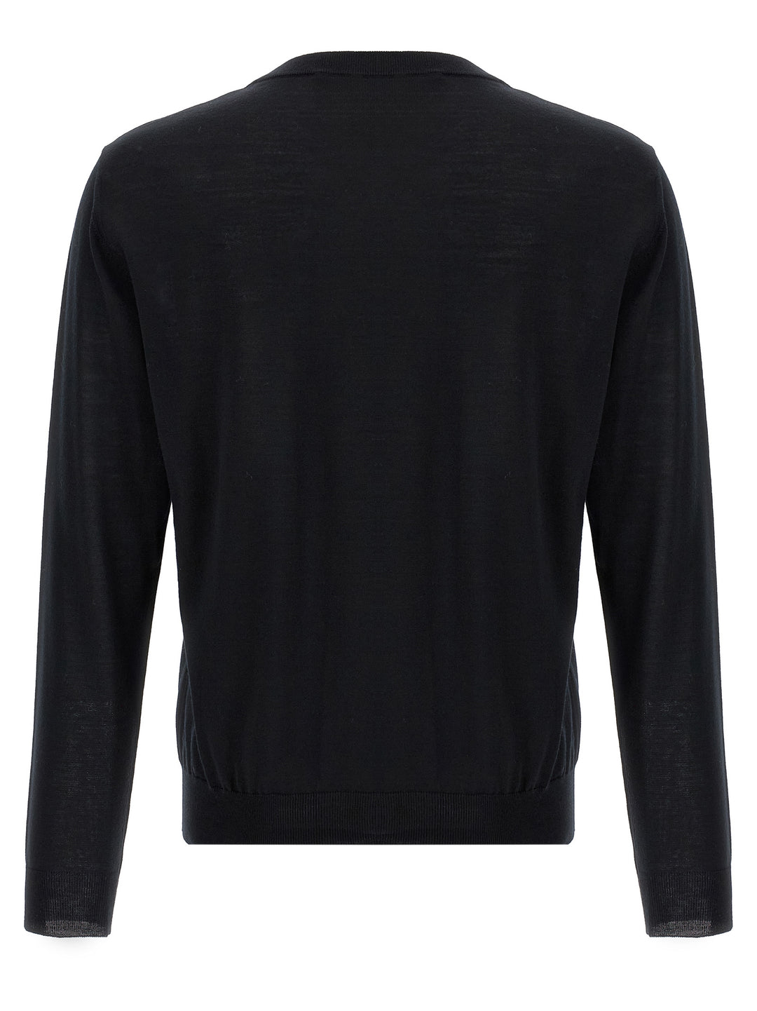 Valentino Garavani Valentino Garavani Logo Embroidery Sweater Sweaters and Cardigans - Black | f61e3be31fb6e6b5ebc3f9b871137976e736ecaf