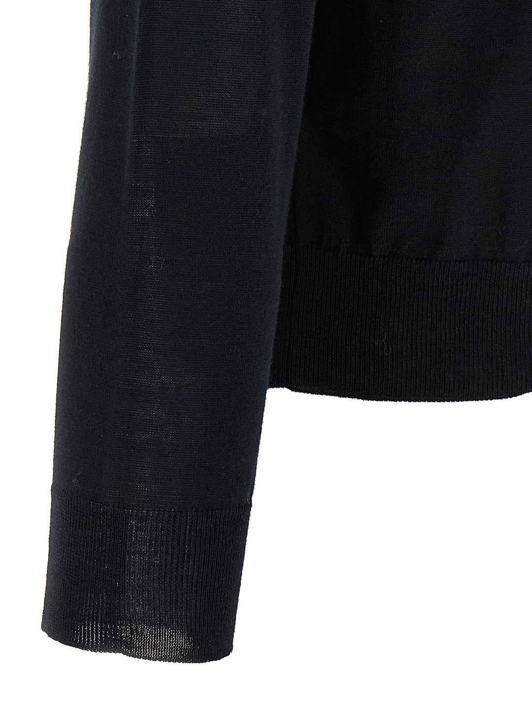 Valentino Garavani Valentino Garavani Logo Embroidery Sweater Sweaters and Cardigans - Black | ac031bec282bbb3267204fd7cdebf5c13f71ba91