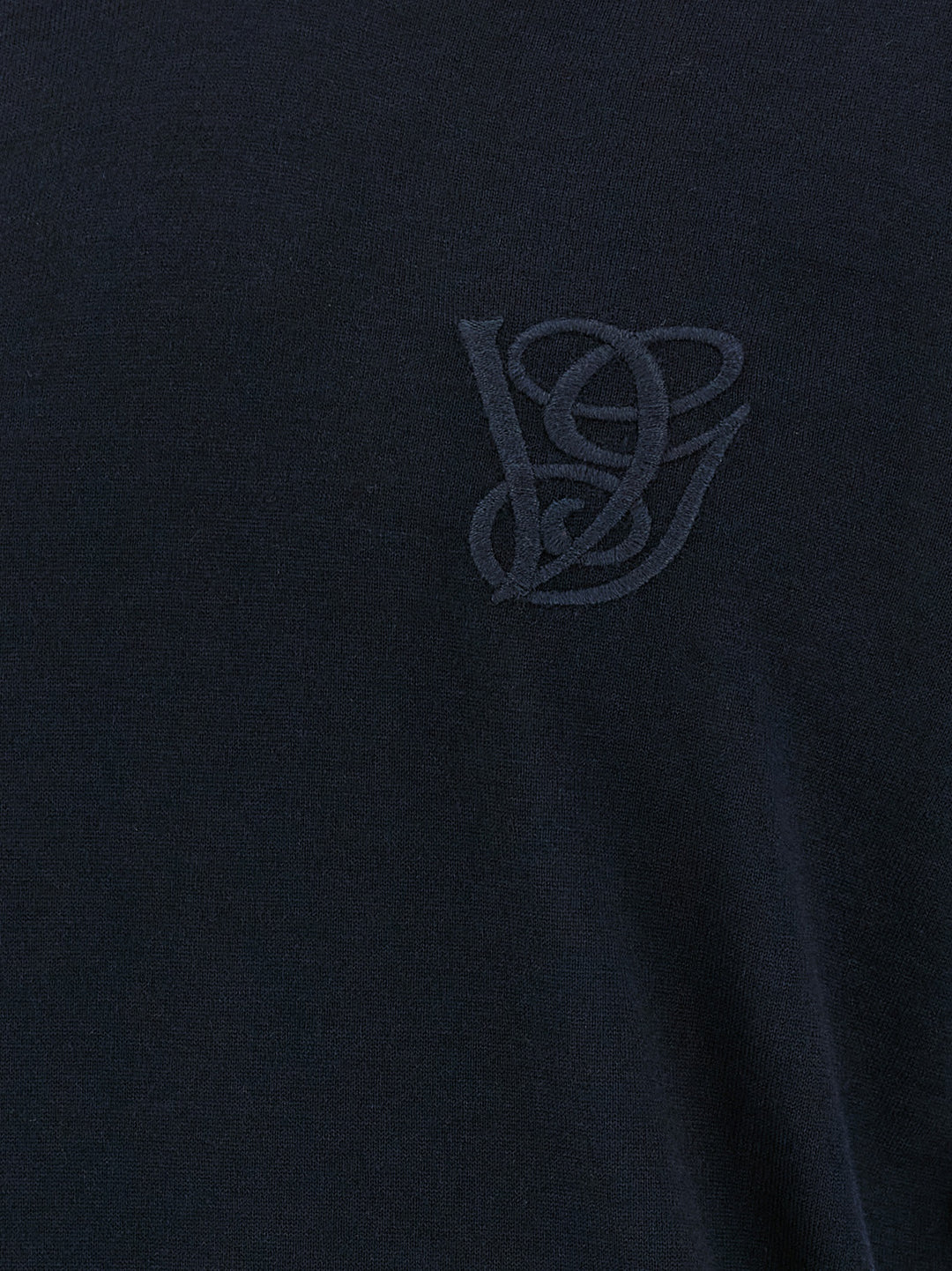 Valentino Garavani Valentino Garavani Logo Embroidery Sweater Sweaters and Cardigans - Blue | b2ee4592ea90f52ac1663d5cd4ef5dd4a2756991