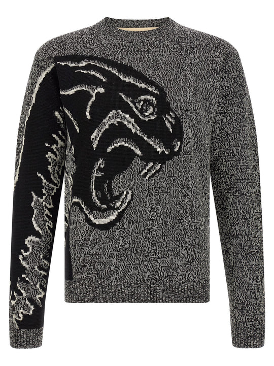 PanthèRe Sweaters And Cardigans White/Black