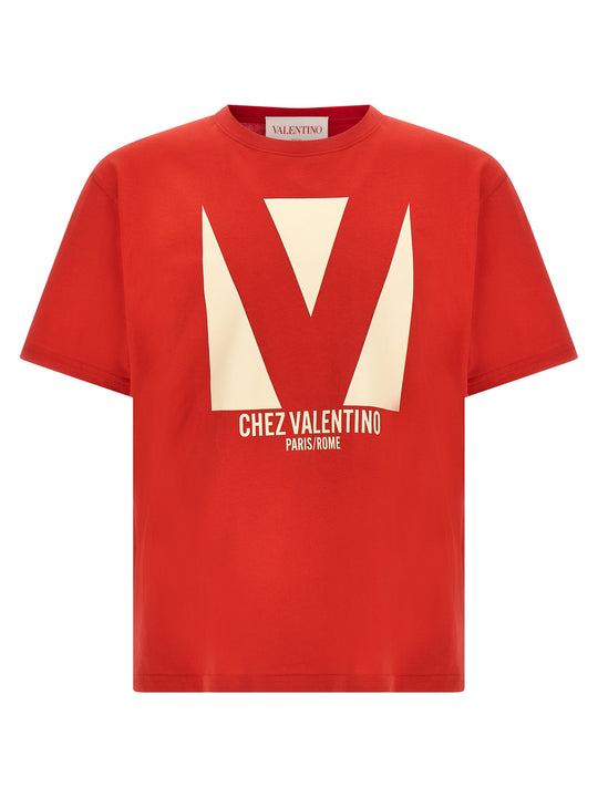 Chez Valentino T-Shirt Red