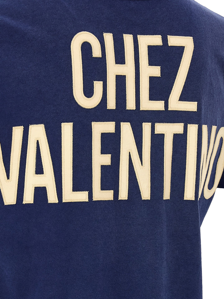 Valentino Garavani Panther T-shirt - Blue | 6d7cf74df66b12cdbbb77068d466bdd90e33f2a1