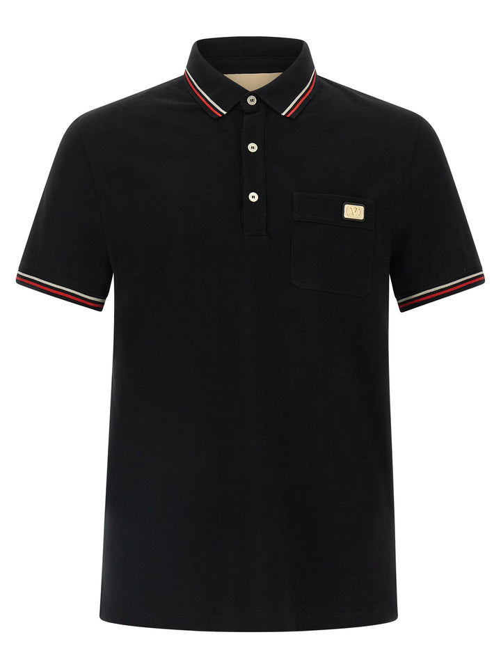 Valentino Garavani Valentino Polo - Black | 09c893d2705353353f44fa281ad6fe6102520b19
