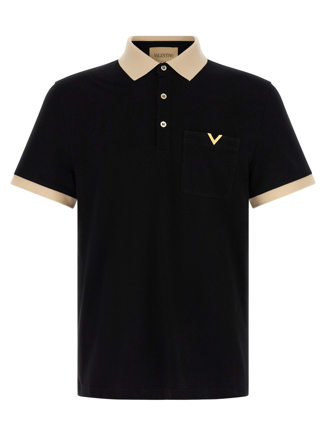 Valentino Garavani Valentino Polo - White/Black | 8f00f8308e8da402e42b2ffc5577cef90425ded4