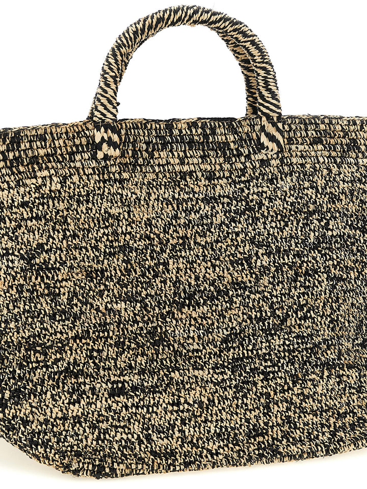 Ibeliv Vanilla Tote Bag - White/Black | 040a015b684dccd1f262f2cc1d7af40e9ed67b8d