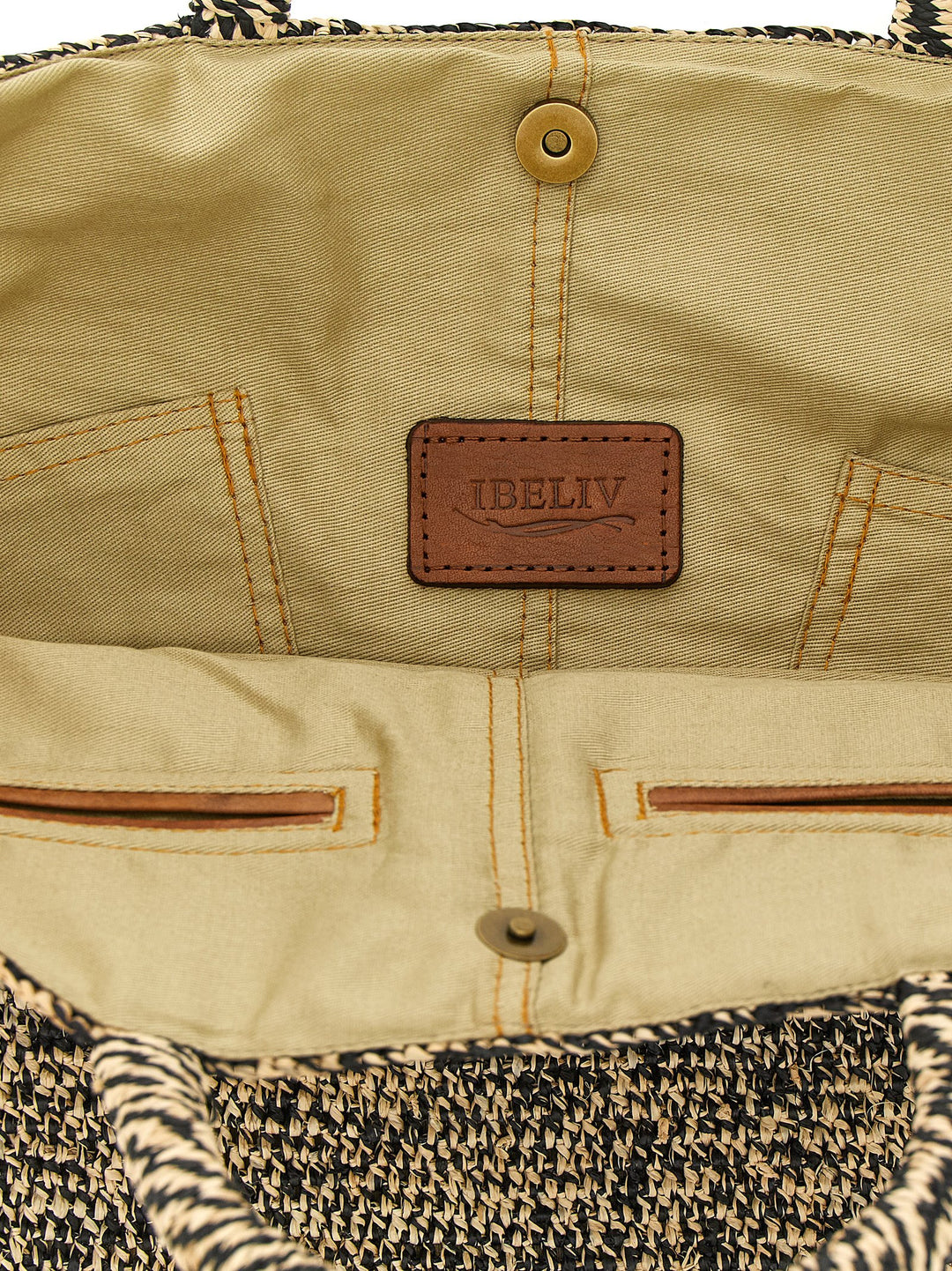 Ibeliv Vanilla Tote Bag - White/Black | e6f05cd3643b2bc4584d687433811fe5ce5a8909