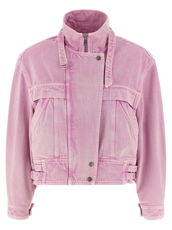 Marant Etoile Joseline Puffer Jackets - Pink | 95fccfbb42e245534a7da70c353196ce3455bcd1