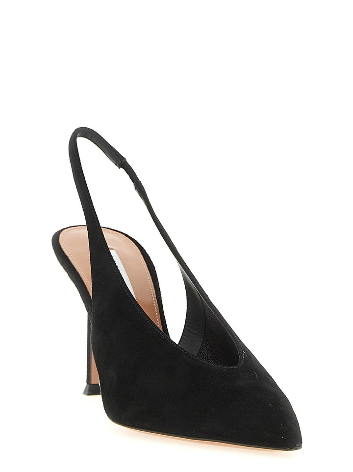 Aquazzura Voltaire Pumps - Black | cd382de911696ac6c9b68dc048073f1b0dfc5586