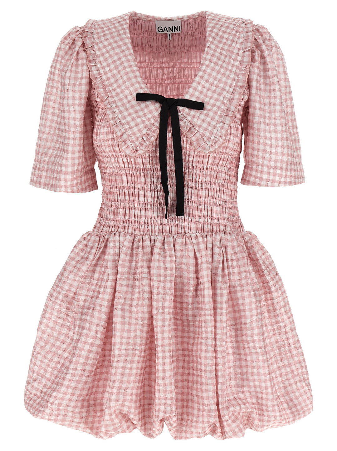 Ganni Pink Check Dresses - Pink | c9a3a8c70e462d3fc9f9243e2250ab757ae198e8