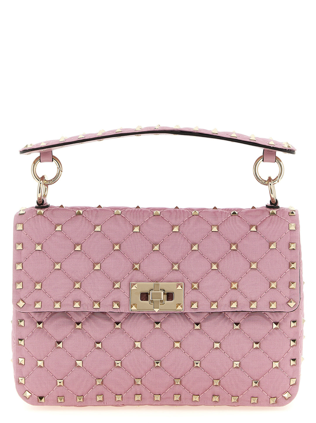 Valentino Garavani Rockstud Spike Shoulder Bags - Pink | 8e81bb9f78e0e585a39d91e6e10b0789c62469d9