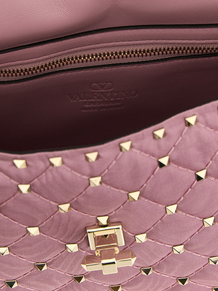Valentino Garavani Rockstud Spike Shoulder Bags - Pink | 019bc26ccd6a5c16cea7a8ba397af1eb72a1bbf7