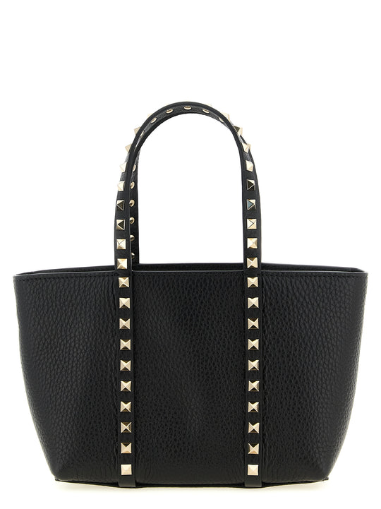 Rockstud Tote Bag Black