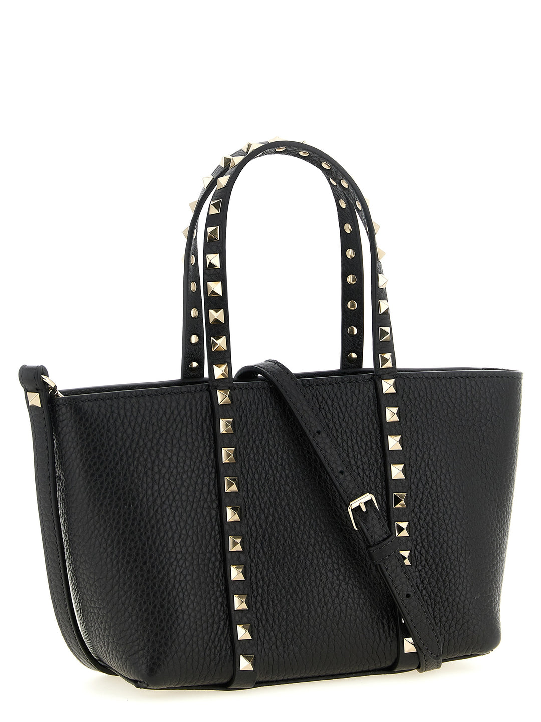 Valentino Garavani Rockstud Tote Bag - Black | 94ea7b02a49531e288eec517af902e0d3ab66af9