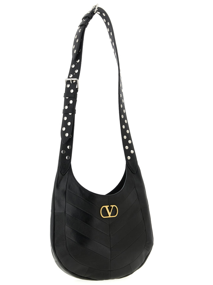 Valentino Garavani Hoboho Shoulder Bags - Black | 0e96157ee59c85275684ce65c19bc1187bfa0499