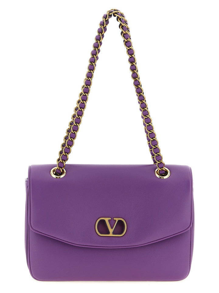 Valentino Garavani Djuna Shoulder Bags - Purple | 15f9e5c8320b7a3935f45ffd49a04bcf96854c28