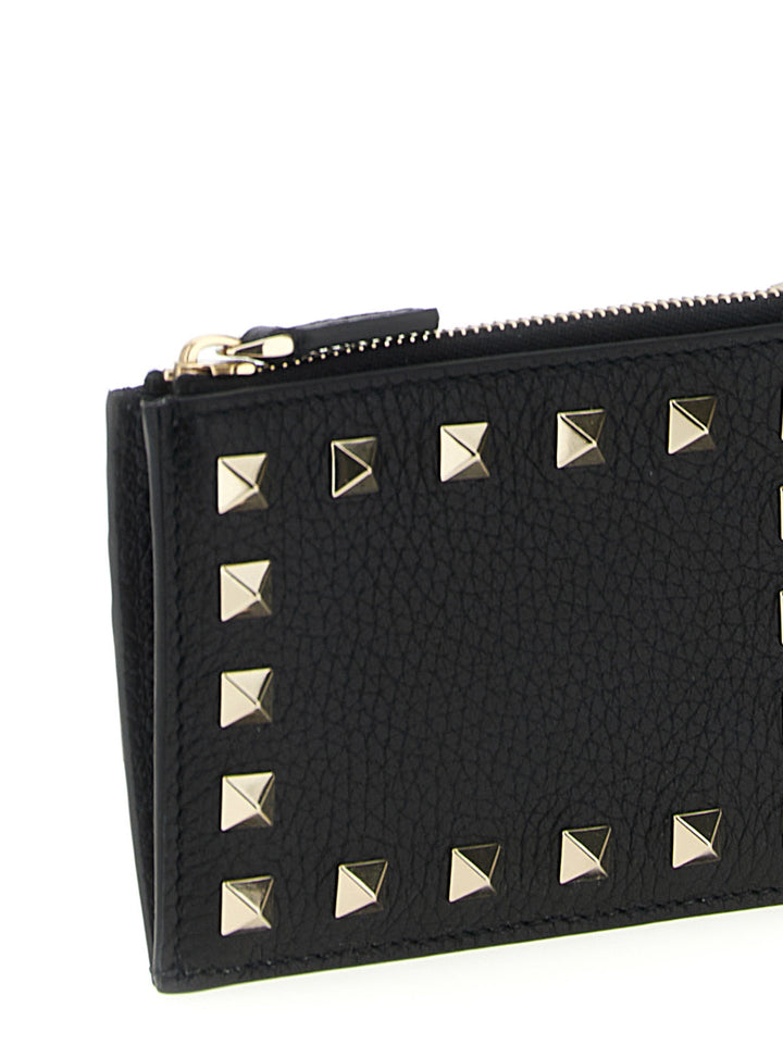 Valentino Garavani Rockstud Wallets and Card Holders - Black | 7e1158e115e235d4cc8d658c3aaf021967fd3587