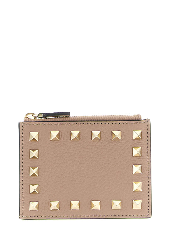 Rockstud Wallets And Card Holders Pink